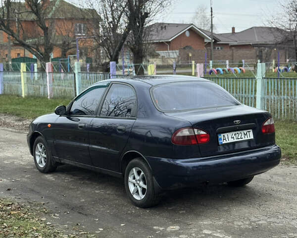 Синий Дэу Ланос, объемом двигателя 1.45 л и пробегом 211 тыс. км за 2800 $, фото 2 на Automoto.ua