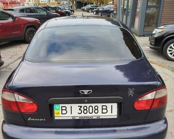 Дэу Ланос 2006 в Полтаве на Automoto.ua Синий Дэу Ланос, объемом двигателя 1.5 л и пробегом 168 тыс. км за 1500 $, фото 4 на Automoto.ua