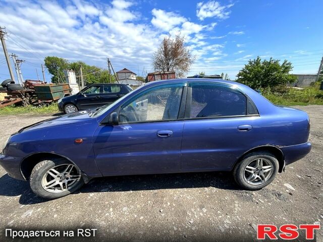 Синій Деу Ланос, об'ємом двигуна 1.3 л та пробігом 272 тис. км за 1600 $, фото 2 на Automoto.ua