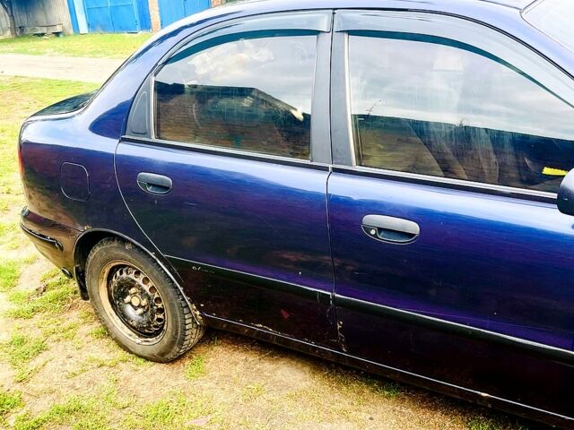 Синий Дэу Ланос, объемом двигателя 1.5 л и пробегом 14 тыс. км за 2100 $, фото 2 на Automoto.ua