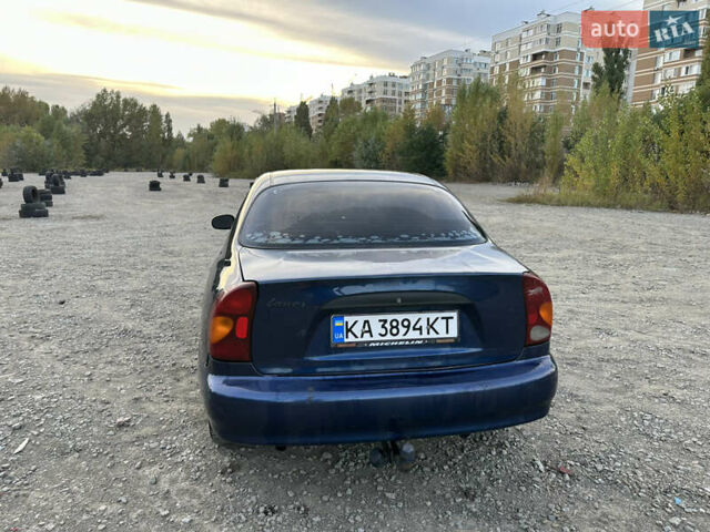 Синій Деу Ланос, об'ємом двигуна 1.5 л та пробігом 250 тис. км за 1400 $, фото 3 на Automoto.ua