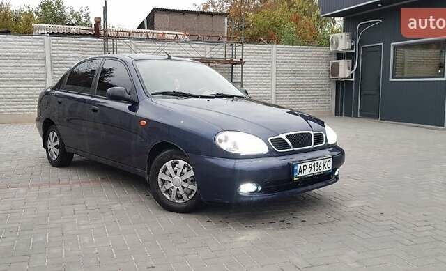 Синий Дэу Ланос, объемом двигателя 1.3 л и пробегом 168 тыс. км за 2200 $, фото 3 на Automoto.ua