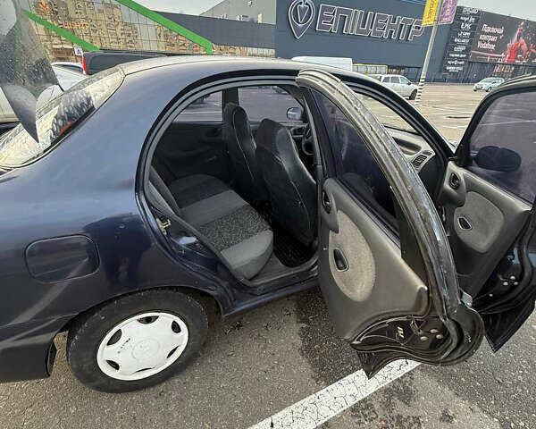 Синий Дэу Ланос, объемом двигателя 1.5 л и пробегом 340 тыс. км за 2400 $, фото 7 на Automoto.ua