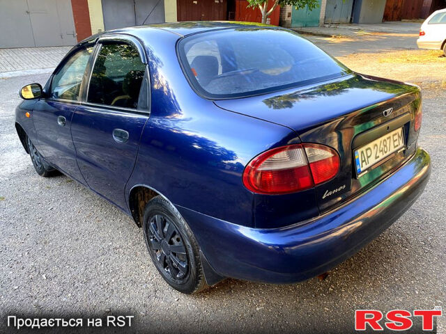 Синий Дэу Ланос, объемом двигателя 1.5 л и пробегом 120 тыс. км за 1900 $, фото 4 на Automoto.ua