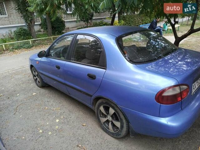 Синий Дэу Ланос, объемом двигателя 1.5 л и пробегом 221 тыс. км за 2400 $, фото 5 на Automoto.ua