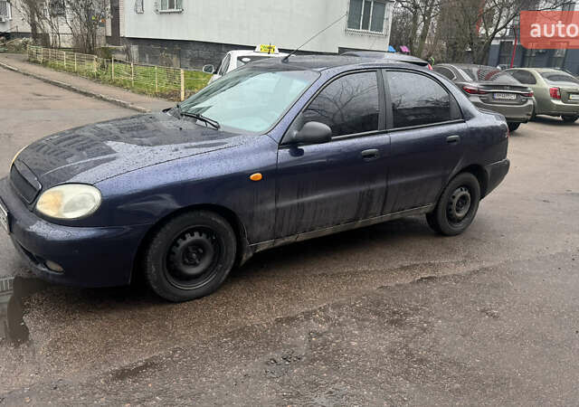 Синій Деу Ланос, об'ємом двигуна 1.5 л та пробігом 205 тис. км за 2000 $, фото 1 на Automoto.ua