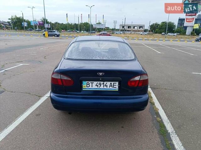 Синій Деу Ланос, об'ємом двигуна 1.5 л та пробігом 486 тис. км за 2099 $, фото 1 на Automoto.ua