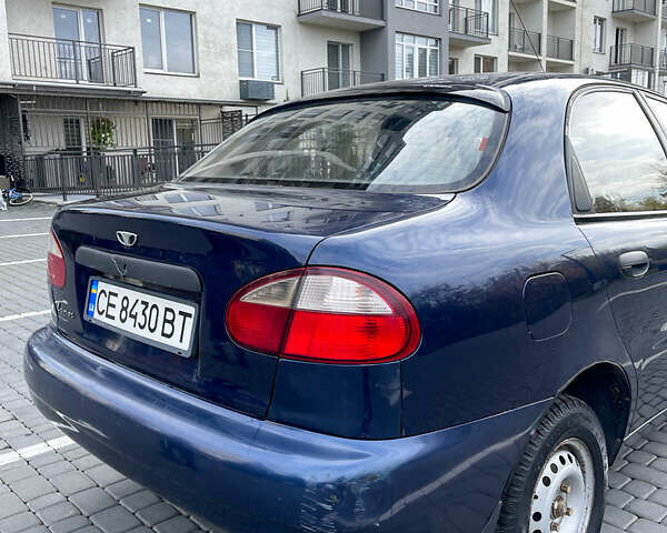 Синий Дэу Ланос, объемом двигателя 1.5 л и пробегом 208 тыс. км за 2200 $, фото 7 на Automoto.ua