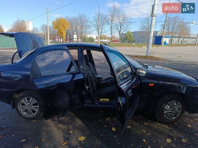 Дэу Ланос 2006 в Белой Церкве на Automoto.ua Синий Дэу Ланос, объемом двигателя 1.5 л и пробегом 270 тыс. км за 1700 $, фото 25 на Automoto.ua