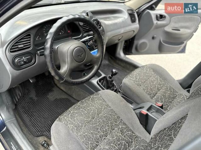 Синий Дэу Ланос, объемом двигателя 1.5 л и пробегом 219 тыс. км за 1350 $, фото 8 на Automoto.ua
