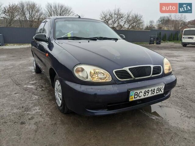 Синий Дэу Ланос, объемом двигателя 1.5 л и пробегом 172 тыс. км за 1450 $, фото 3 на Automoto.ua