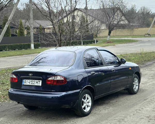 Синий Дэу Ланос, объемом двигателя 1.45 л и пробегом 211 тыс. км за 2800 $, фото 3 на Automoto.ua