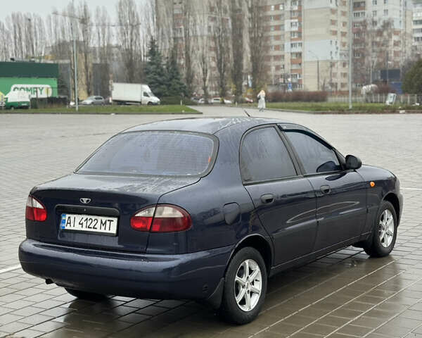 Синий Дэу Ланос, объемом двигателя 1.5 л и пробегом 211 тыс. км за 2450 $, фото 3 на Automoto.ua