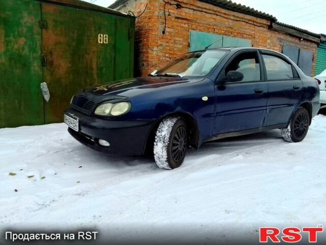 Синий Дэу Ланос, объемом двигателя 15 л и пробегом 812 тыс. км за 1300 $, фото 1 на Automoto.ua