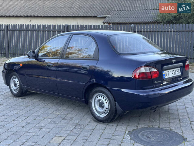 Синий Дэу Ланос, объемом двигателя 1.5 л и пробегом 72 тыс. км за 3250 $, фото 3 на Automoto.ua