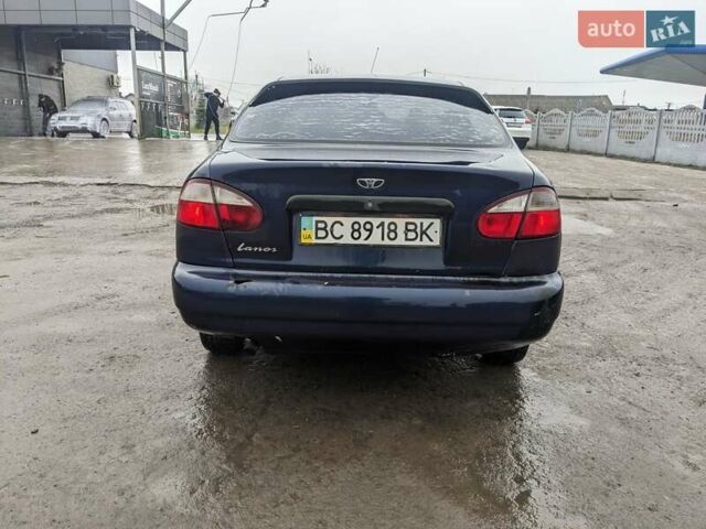 Синий Дэу Ланос, объемом двигателя 1.5 л и пробегом 172 тыс. км за 1450 $, фото 6 на Automoto.ua