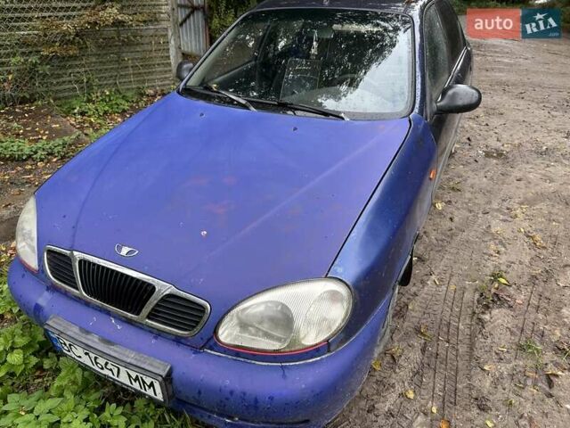 Синий Дэу Ланос, объемом двигателя 1.5 л и пробегом 263 тыс. км за 1200 $, фото 4 на Automoto.ua