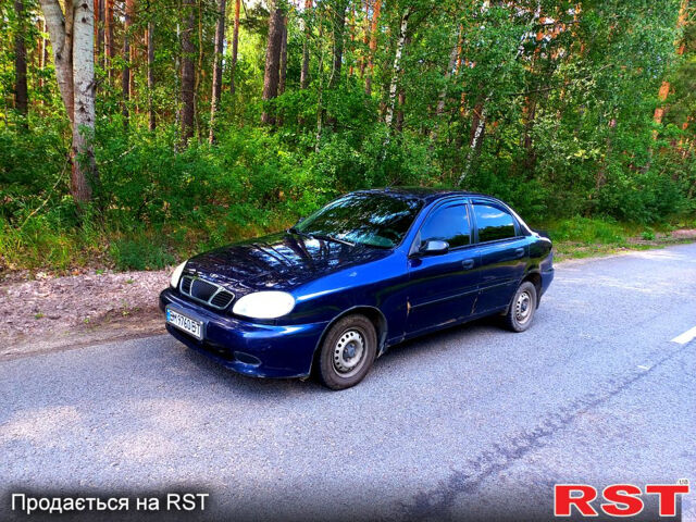 Синий Дэу Ланос, объемом двигателя 1.5 л и пробегом 202 тыс. км за 1350 $, фото 1 на Automoto.ua