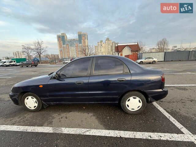 Синий Дэу Ланос, объемом двигателя 1.5 л и пробегом 340 тыс. км за 2400 $, фото 1 на Automoto.ua