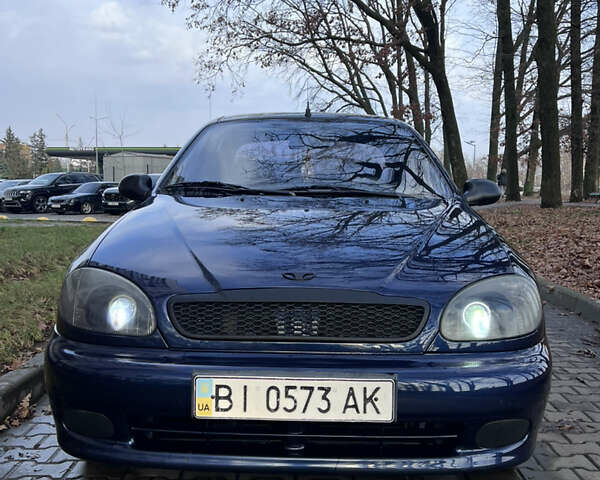 Синий Дэу Ланос, объемом двигателя 1.5 л и пробегом 130 тыс. км за 3400 $, фото 11 на Automoto.ua