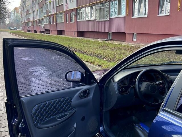 Синий Дэу Ланос, объемом двигателя 1.5 л и пробегом 130 тыс. км за 3300 $, фото 9 на Automoto.ua