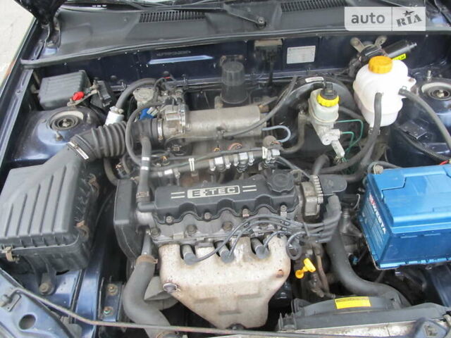 Синий Дэу Ланос, объемом двигателя 1.5 л и пробегом 215 тыс. км за 2550 $, фото 5 на Automoto.ua