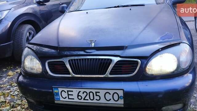 Синий Дэу Ланос, объемом двигателя 1.5 л и пробегом 300 тыс. км за 1150 $, фото 2 на Automoto.ua