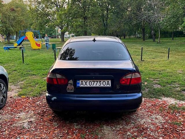 Синий Дэу Ланос, объемом двигателя 1.5 л и пробегом 250 тыс. км за 1000 $, фото 3 на Automoto.ua