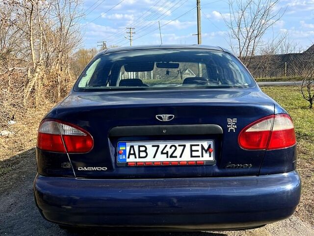 Синий Дэу Ланос, объемом двигателя 1.5 л и пробегом 300 тыс. км за 1550 $, фото 2 на Automoto.ua