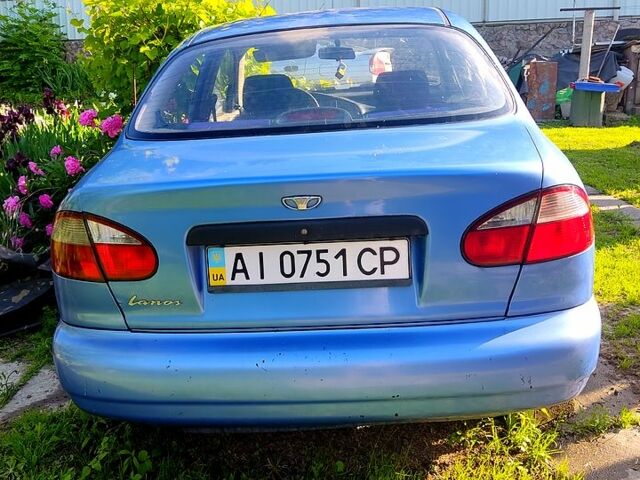 Синий Дэу Ланос, объемом двигателя 1.5 л и пробегом 146 тыс. км за 1500 $, фото 3 на Automoto.ua
