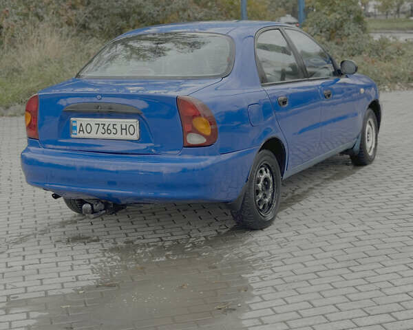 Синий Дэу Ланос, объемом двигателя 1.5 л и пробегом 280 тыс. км за 1400 $, фото 3 на Automoto.ua