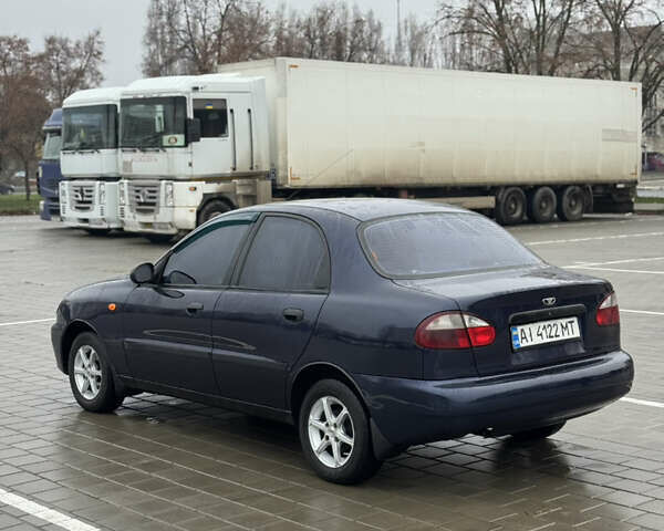 Синий Дэу Ланос, объемом двигателя 1.5 л и пробегом 211 тыс. км за 2800 $, фото 3 на Automoto.ua