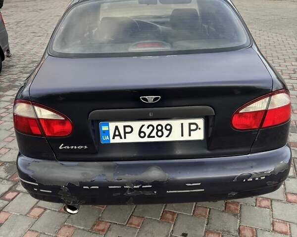 Синий Дэу Ланос, объемом двигателя 1.5 л и пробегом 235 тыс. км за 2350 $, фото 3 на Automoto.ua