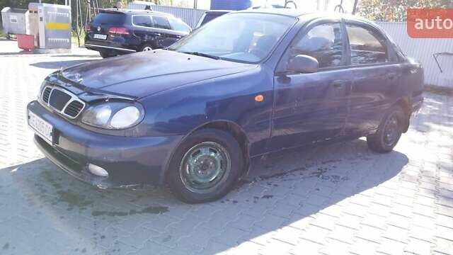 Синий Дэу Ланос, объемом двигателя 1.5 л и пробегом 300 тыс. км за 1150 $, фото 17 на Automoto.ua