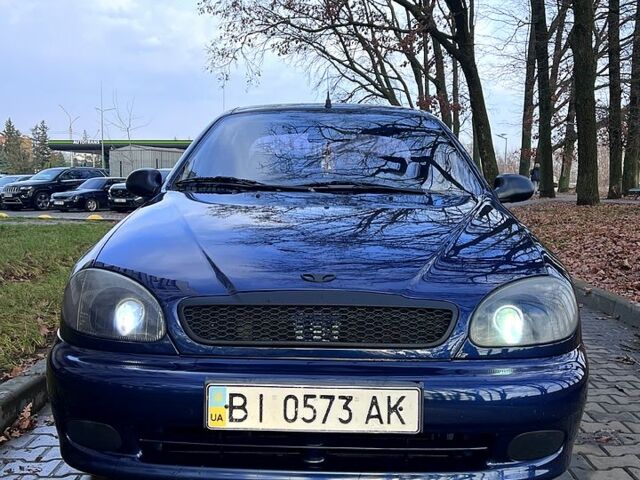 Синий Дэу Ланос, объемом двигателя 1.5 л и пробегом 130 тыс. км за 3300 $, фото 5 на Automoto.ua