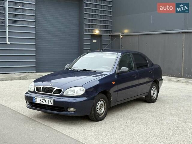 Синий Дэу Ланос, объемом двигателя 1.5 л и пробегом 219 тыс. км за 1350 $, фото 2 на Automoto.ua
