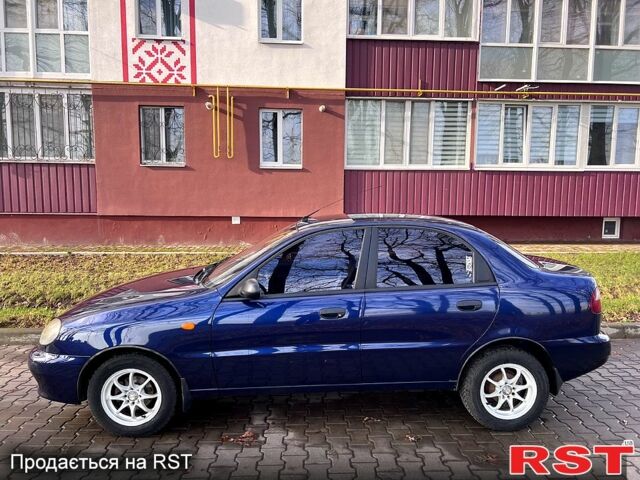 Синий Дэу Ланос, объемом двигателя 1.5 л и пробегом 130 тыс. км за 3300 $, фото 3 на Automoto.ua