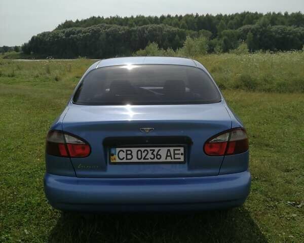 Синий Дэу Ланос, объемом двигателя 1.5 л и пробегом 99 тыс. км за 2400 $, фото 1 на Automoto.ua