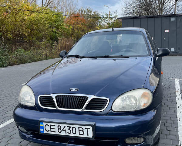 Синий Дэу Ланос, объемом двигателя 1.5 л и пробегом 208 тыс. км за 2200 $, фото 4 на Automoto.ua