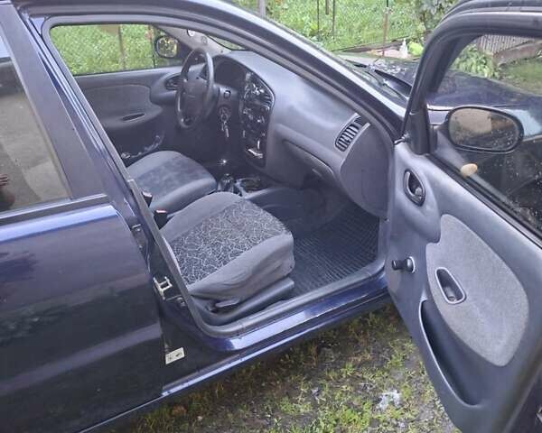 Синий Дэу Ланос, объемом двигателя 1.5 л и пробегом 201 тыс. км за 2600 $, фото 5 на Automoto.ua