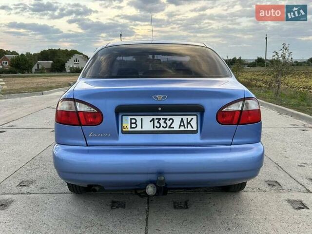 Синий Дэу Ланос, объемом двигателя 1.5 л и пробегом 93 тыс. км за 2850 $, фото 15 на Automoto.ua