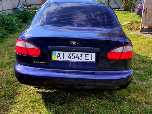 Синий Дэу Ланос, объемом двигателя 1.6 л и пробегом 225 тыс. км за 2000 $, фото 2 на Automoto.ua
