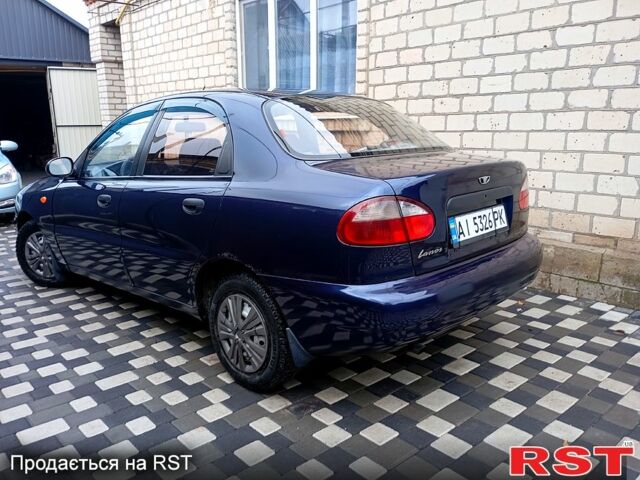 Синий Дэу Ланос, объемом двигателя 1.5 л и пробегом 187 тыс. км за 2250 $, фото 4 на Automoto.ua