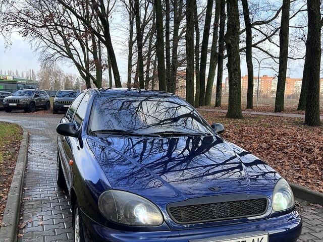 Синий Дэу Ланос, объемом двигателя 1.5 л и пробегом 130 тыс. км за 3300 $, фото 2 на Automoto.ua