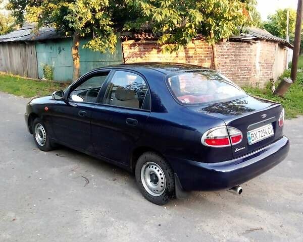 Синий Дэу Ланос, объемом двигателя 1.5 л и пробегом 213 тыс. км за 2900 $, фото 7 на Automoto.ua