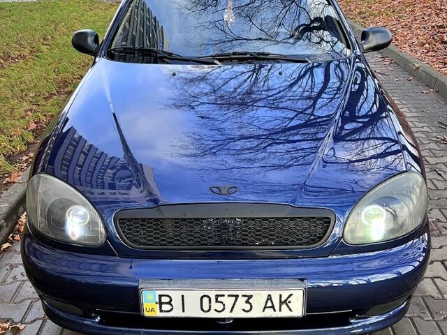 Синий Дэу Ланос, объемом двигателя 1.5 л и пробегом 130 тыс. км за 3300 $, фото 8 на Automoto.ua