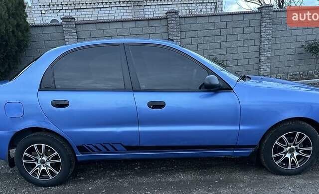 Синий Дэу Ланос, объемом двигателя 1.5 л и пробегом 230 тыс. км за 2400 $, фото 4 на Automoto.ua