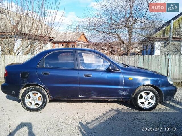 Синий Дэу Ланос, объемом двигателя 1.5 л и пробегом 250 тыс. км за 1350 $, фото 6 на Automoto.ua