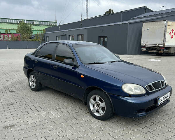 Синий Дэу Ланос, объемом двигателя 1.5 л и пробегом 270 тыс. км за 1900 $, фото 2 на Automoto.ua