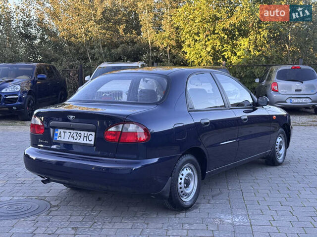 Синий Дэу Ланос, объемом двигателя 1.5 л и пробегом 72 тыс. км за 3250 $, фото 1 на Automoto.ua